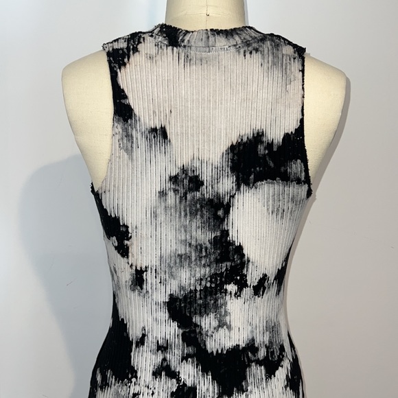 Cotton Citizen Black and Grey Tie Dye IBIZA TANK DRESS - Picture 10 of 16